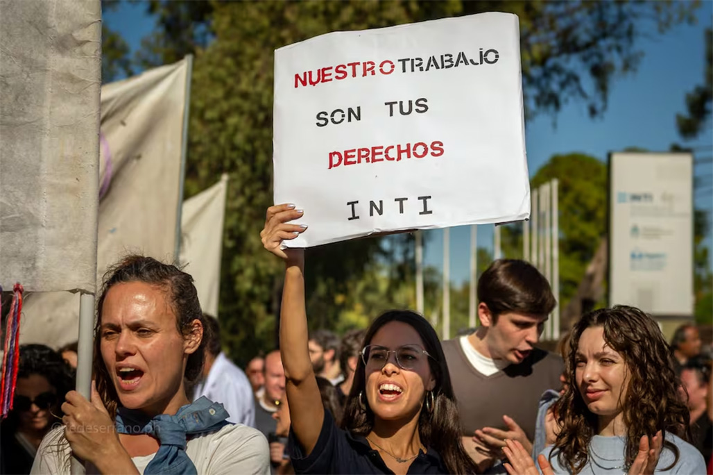 INTI protesta