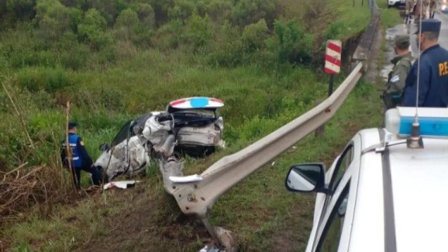 Murió un hombre de Paraná tras un fuerte despiste en la ruta 12