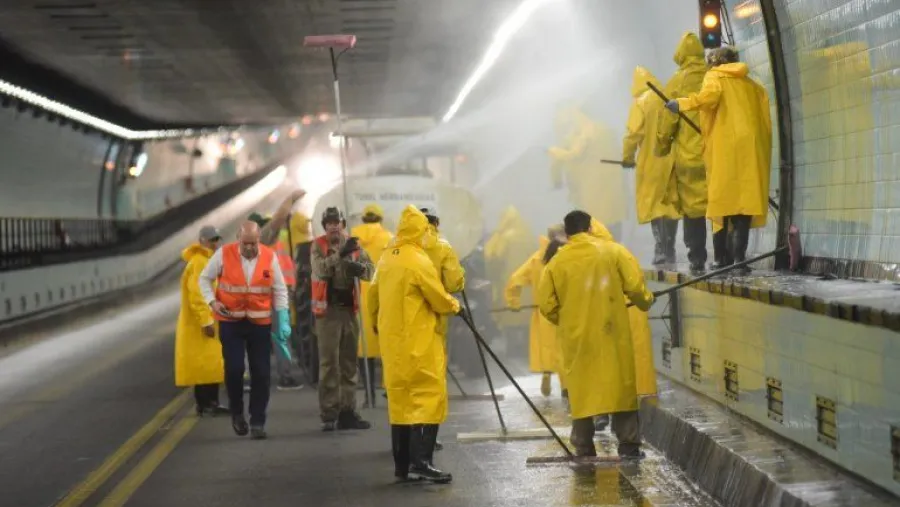 Alternarán el tránsito en el Túnel Subfluvial por tareas de limpieza