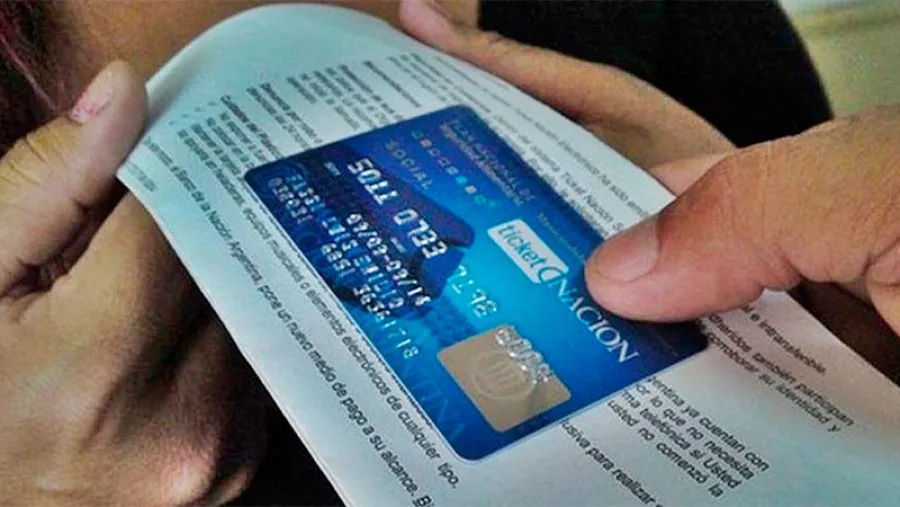 Tarjeta Alimentar.