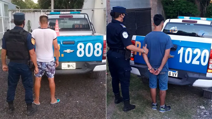 Detenidos.
