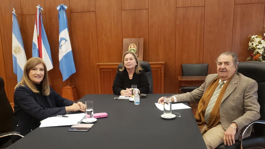 El STJ se reunió con la ministra de Gobierno Rosario Romero