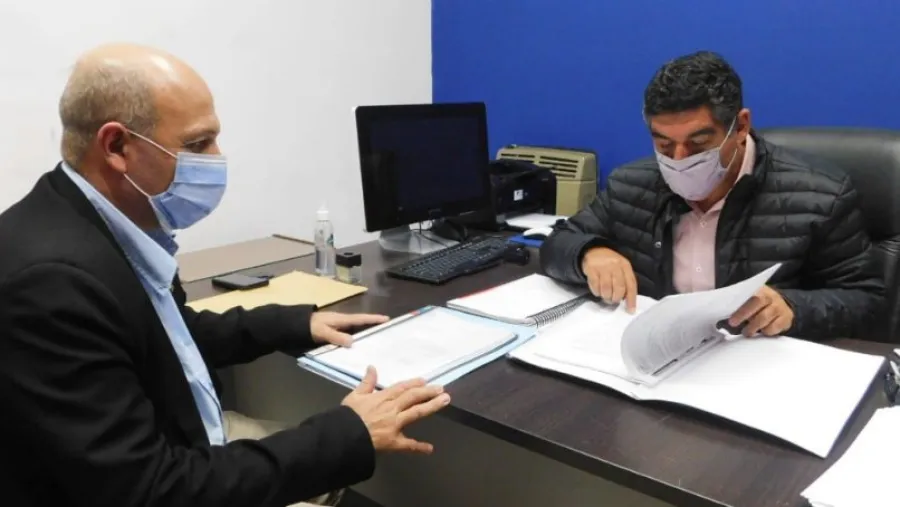 Analizaron el avance de las 22 viviendas en General Galarza