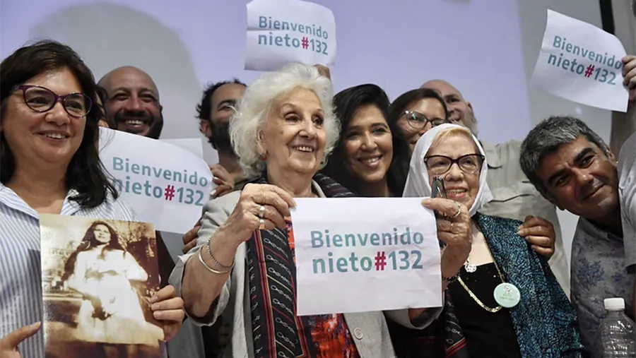 El anuncio de Abuelas de Plaza de Mayo de la restitución de la identidad del nieto 132.
