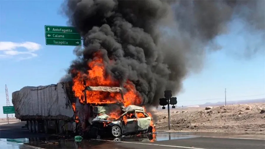 accidente en Chile