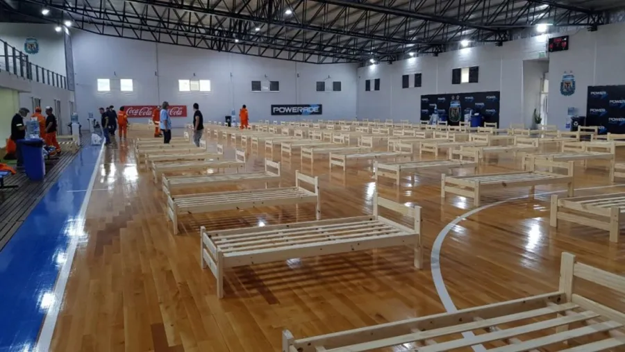 La AFA armará un hospital de campaña en la cancha de fustal del predio de Ezeiza