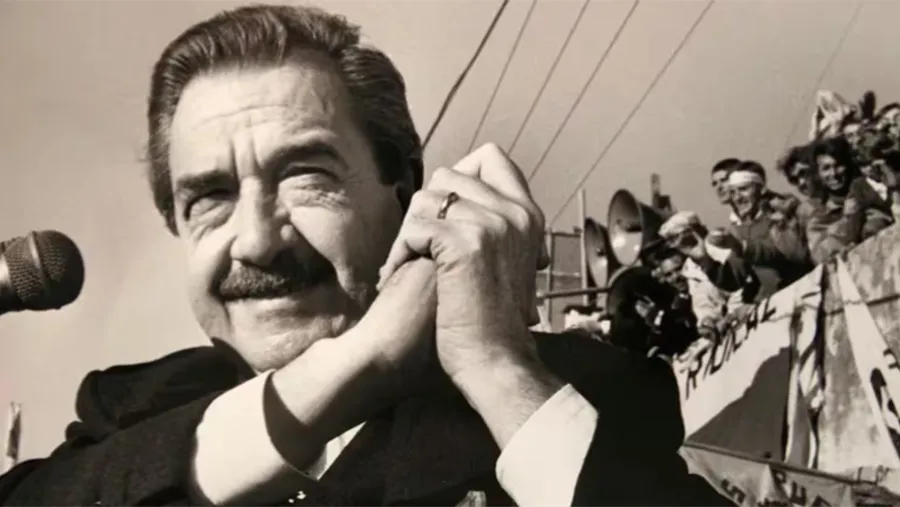 Raúl Alfonsín, el padre de la democracia.