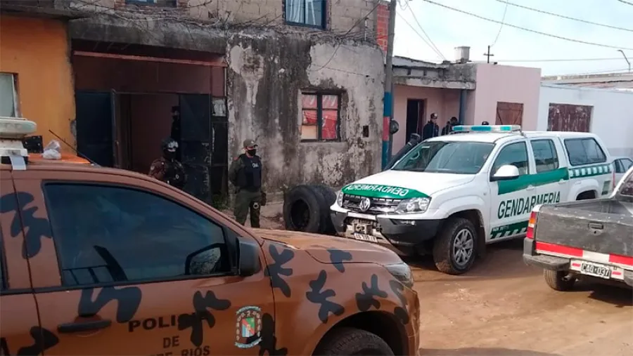 allanamiento narco en Gualeguaychú