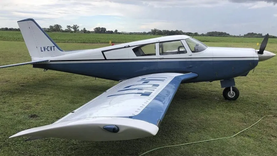 La aeronave Piper PA-24 Comanche cayó cerca de Piriápolis.