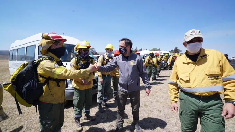 Cabandié en Córdoba incendios