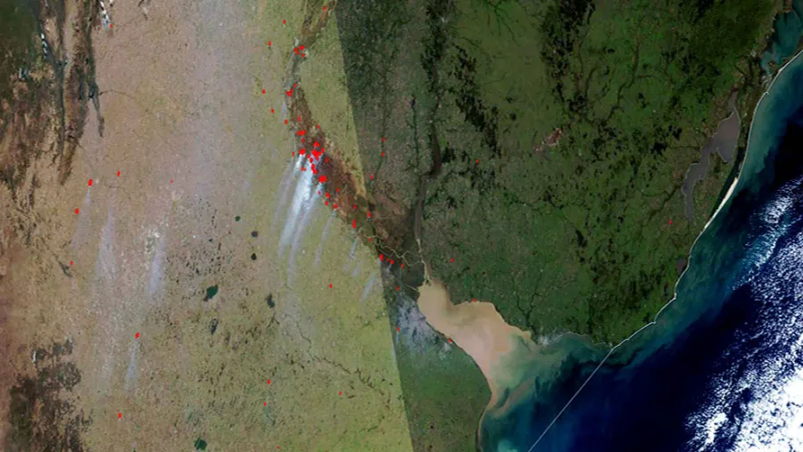 Delta entrerriano en llamas
