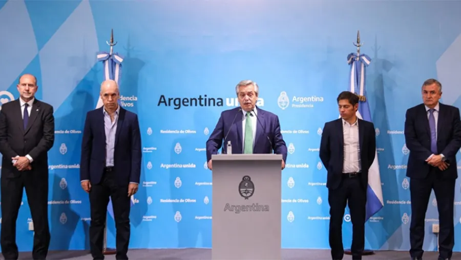 Imagen de archivo cuando hace un año se anunció la cuarentena para todo el país.