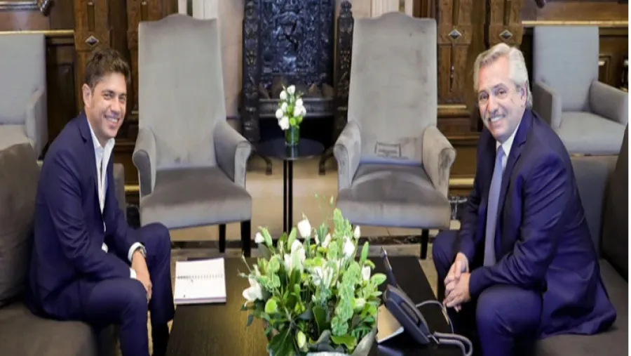 Alberto Fernández recibió a Axel Kicillof