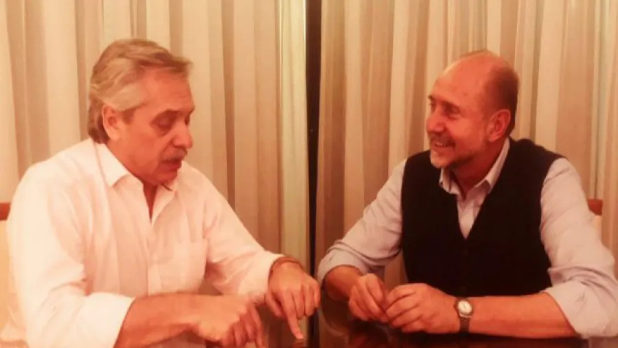 Fernández con Perotti