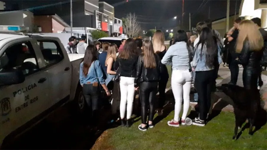 fiesta clandestina Chajarí