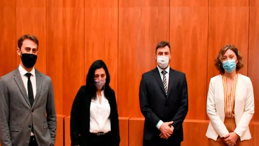 Gonzalo Badano, Patricia Yedro, Juan Francisco Ramírez Montrull y Cecilia Goyeneche.