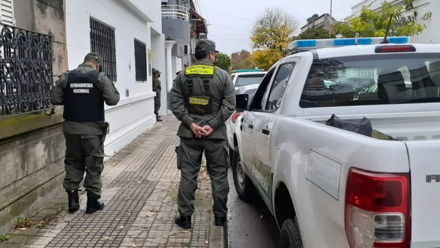 Gendarmería realizó allanamientos en Gualeguaychú y otras ciudades
