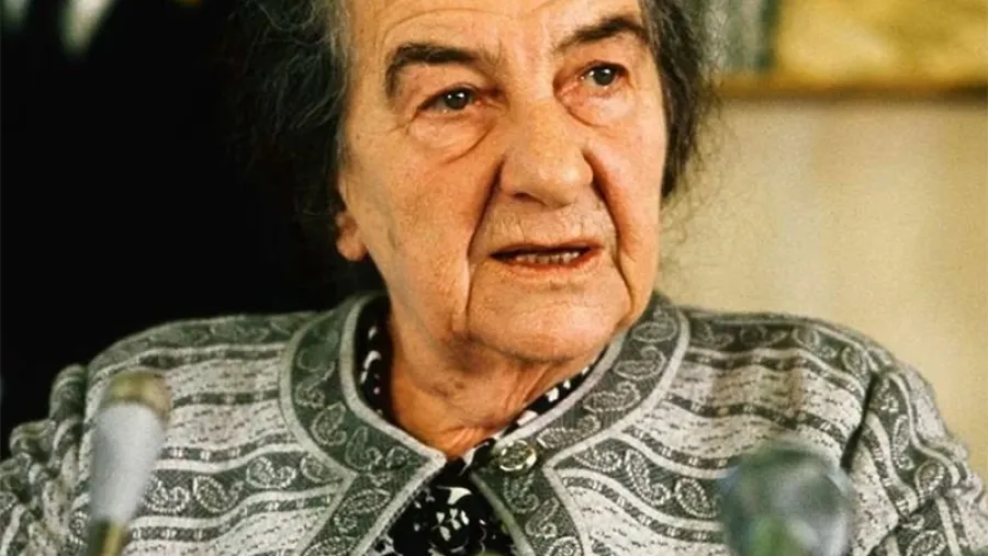 Golda Meier. Política, diplomática y estadista israelí de origen ucraniano. Primera ministra de Israel entre 1969 y 1974.