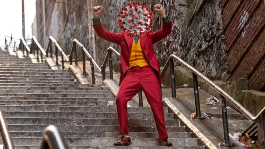 El humor es un mecanismo para enfrentarnos a la angustia y a la incertidumbre. ¿Nos sigue haciendo gracia este bicho? Imagen de El Joker (editada, como es obvio).
