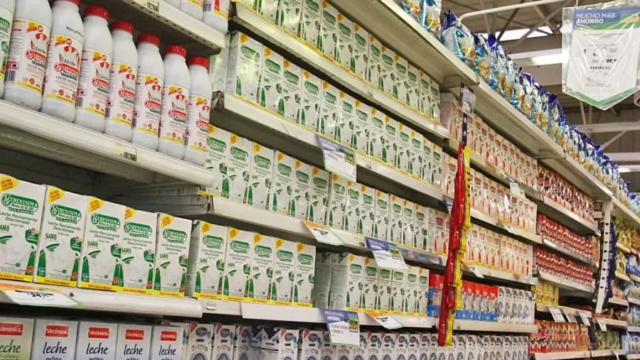 Góndola leche