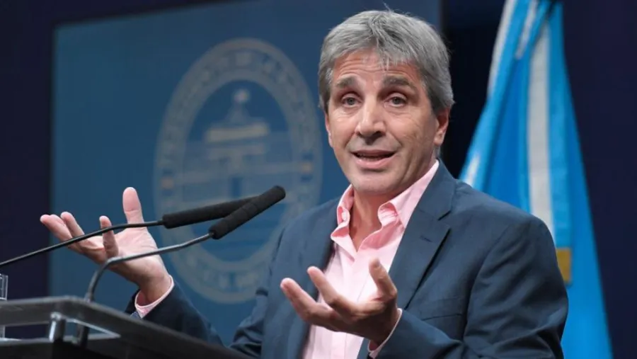 Luis Caputo, ministro de Economía.
