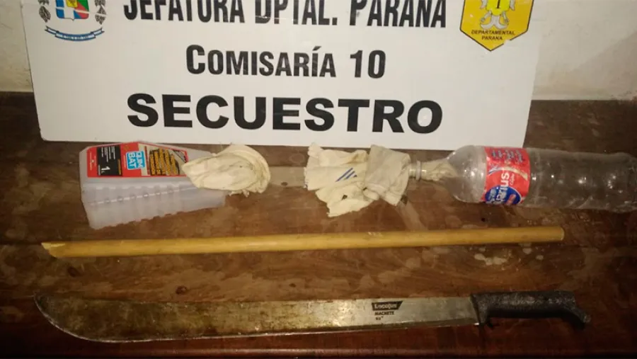 machete secuestrado