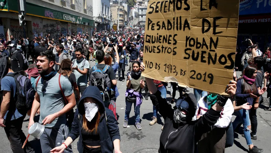 Manifestación en Chile