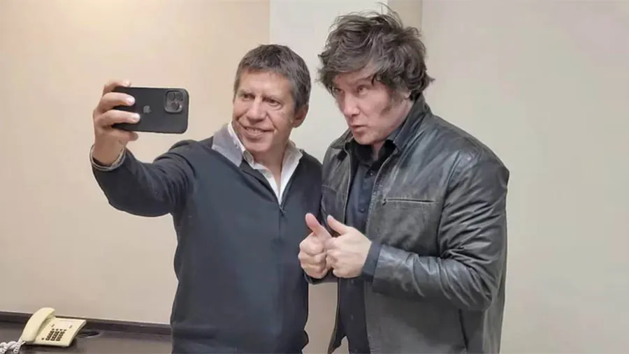 Ricardo Bussi y Javier Milei.
