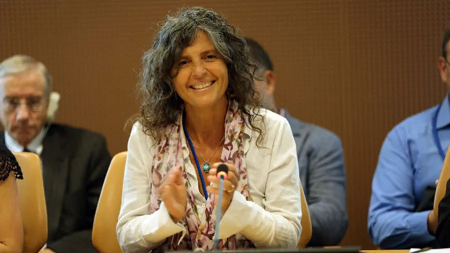 Imagen de Romina Picolotti, quien a partir del miércoles afronta un juicio por posibles actos de corrupción.