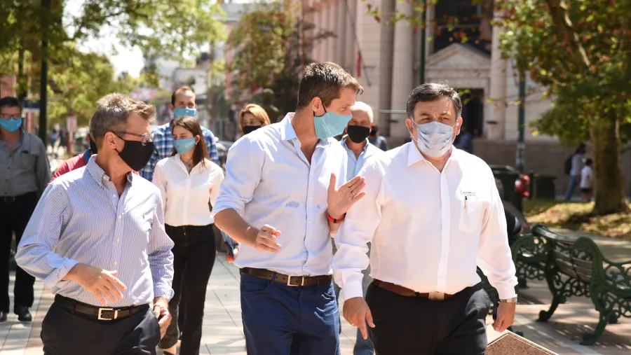 Cresto y Richard con Oliva en Concepción del Uruguay