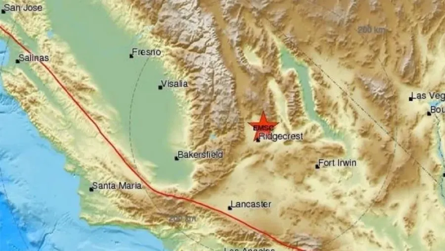 Terremoto en California