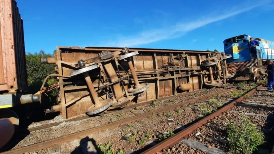 Descarrilló una formación del Belgrano Cargas en una estación entrerriana