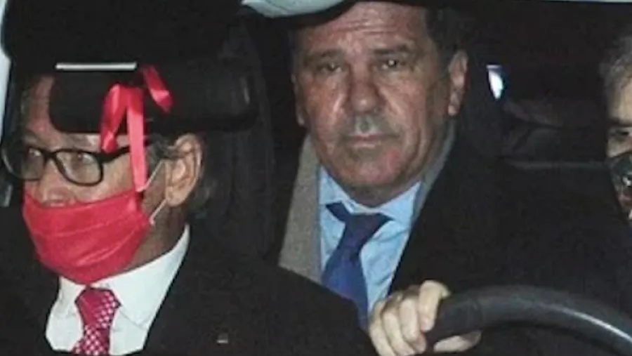 Sergio Nardelli al salir de la reunión con Alberto Fernández