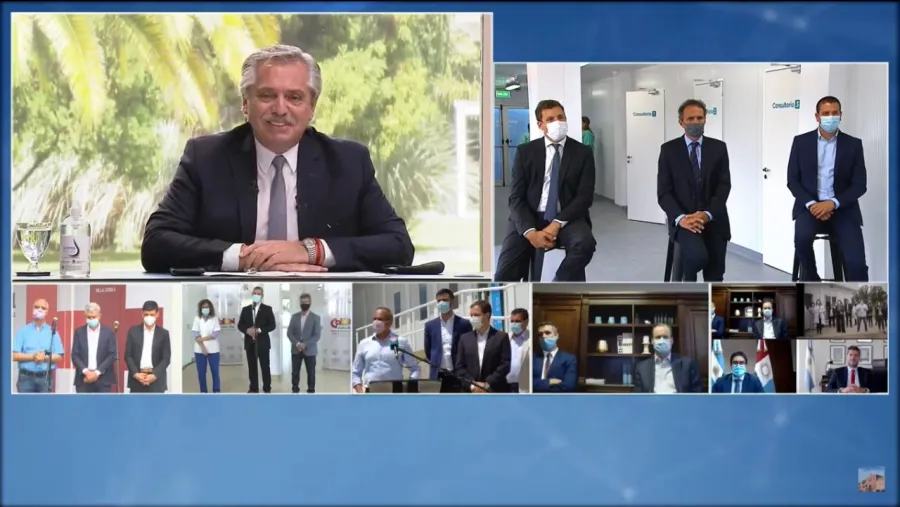 Fernández y Katopodis presentaron los primeros 5 Centros Modulares Sanitarios 