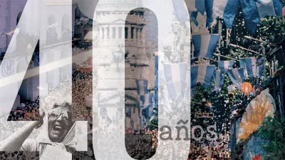 Imagen de la muestra bautizada “Argentina. 40 años en Democracia” que se inauguró en la Biblioteca del Congreso de la Nación.