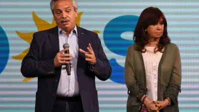Alberto Fernández y Cristina Kirchner