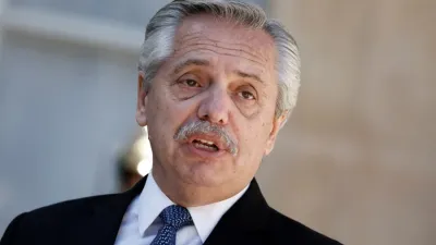 El Presidente Alberto Fernández.