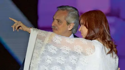 Alberto Fernández y Cristina Fernández