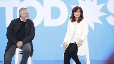 Alberto Fernández y Cristina Fernández