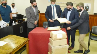 apertura de sobres ampliación red cloacal Concepción del Uruguay