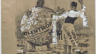 Anti-entropía de Wiliam Kentridge (2011).