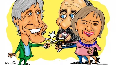Amado Boudou-Gildo Insfran (Dibujo Rocchia-Agencia Nova)