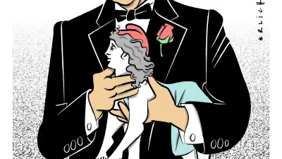 El Padrino. Ilustración: Bernardo Erlich.