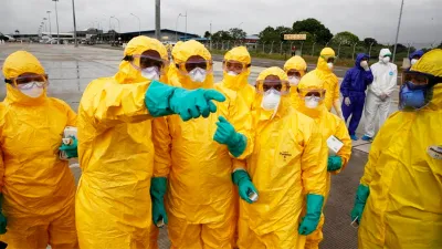 coronavirus trajes de protección