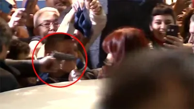 Un hombre gatilló dos veces contra Cristina Kirchner, pero la bala no salió de su arma.