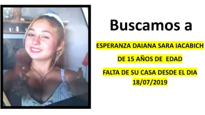 Esperanza Iacabich, de 15 años