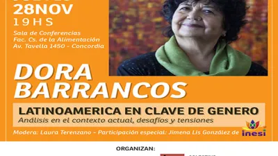 Dora Barrancos en Concordia