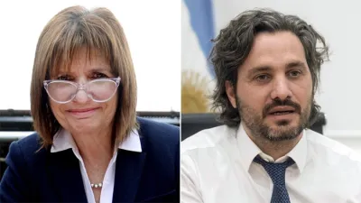 Patricia Bullrich y Santiago Cafiero.