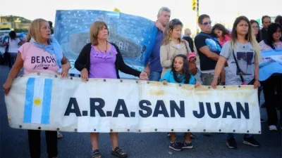 Mauricio Macri está denunciado por espiar a los familiares de los 44 tripulantes fallecidos en el submarino ARA San Juan.