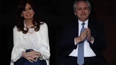 Cristina Kirchner y Alberto Fernández.